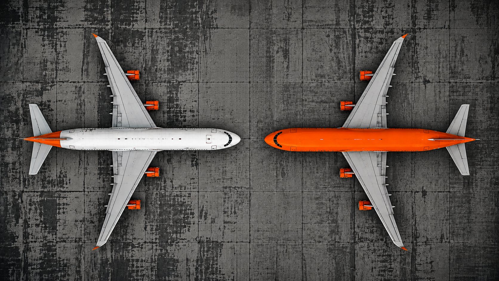 Private jet on the tarmac, available for charter across borders